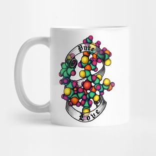 Pure Love: Oxytocin Molecule Mug